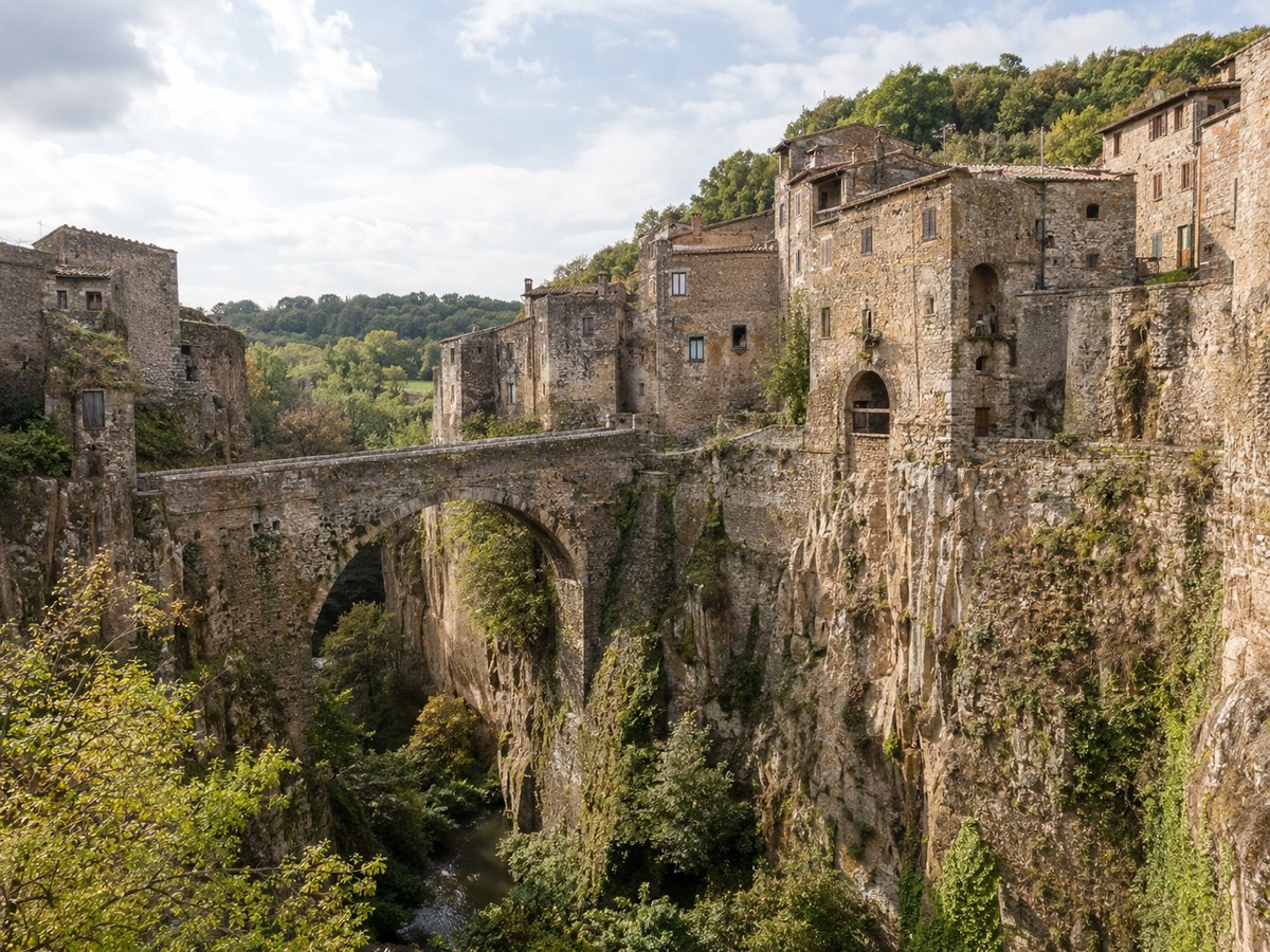 Blera: il borgo tra forre, ponti antichi e Via Clodia