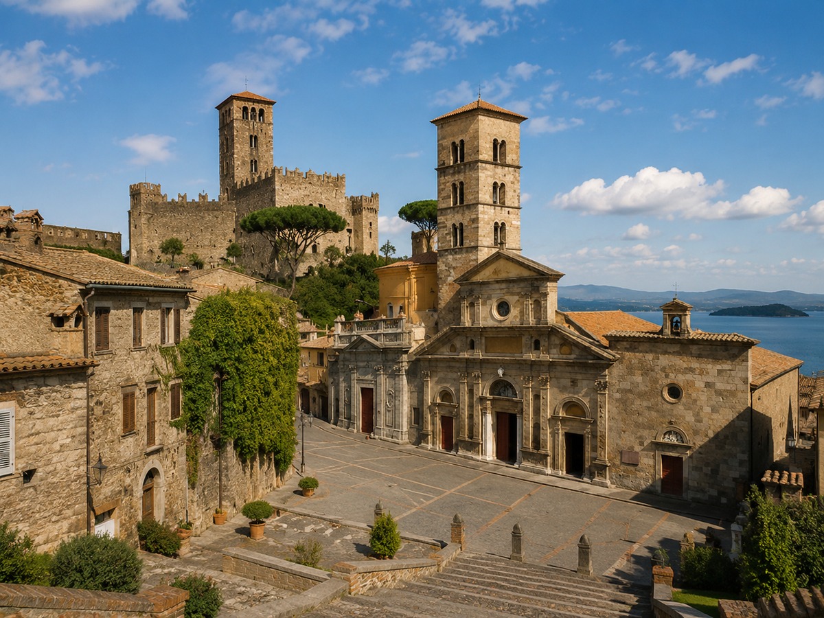 Bolsena: il borgo medievale, la Rocca Monaldeschi e Santa Cristina
