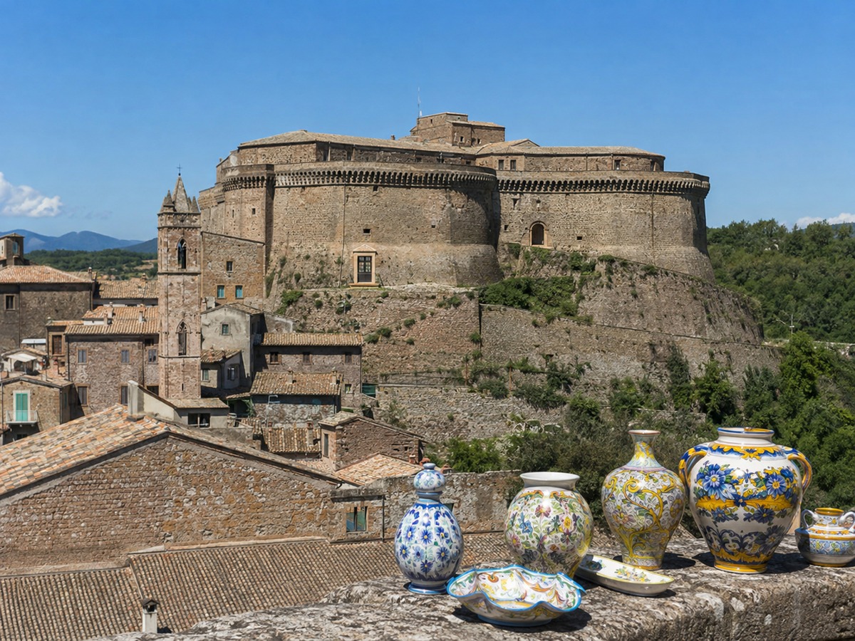 Civita Castellana: il Forte Sangallo e la tradizione della ceramica