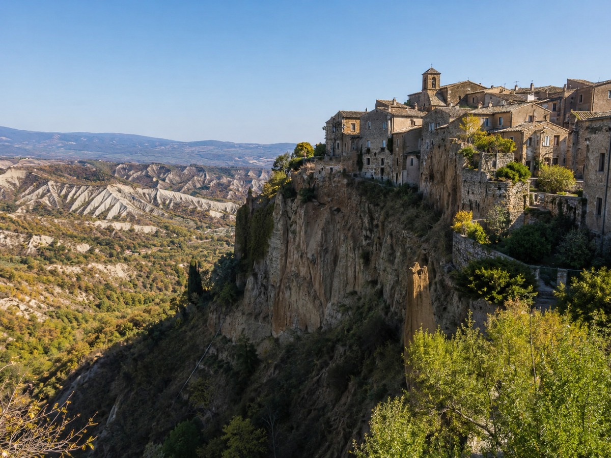 Lubriano: il balcone sulla Valle dei Calanchi
