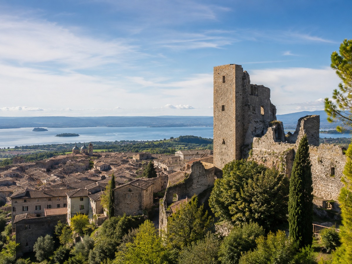 Montefiascone: la Rocca dei Papi e il borgo sul Lago di Bolsena