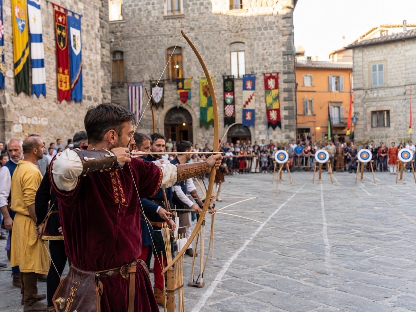 Ottava Medievale di Orte: sette contrade e il Palio degli Arcieri