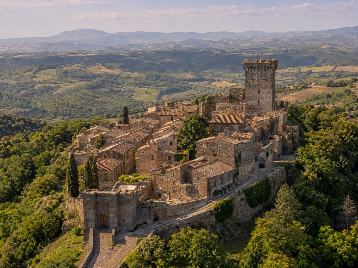 Proceno: il castello e il borgo all'estremo nord della Tuscia