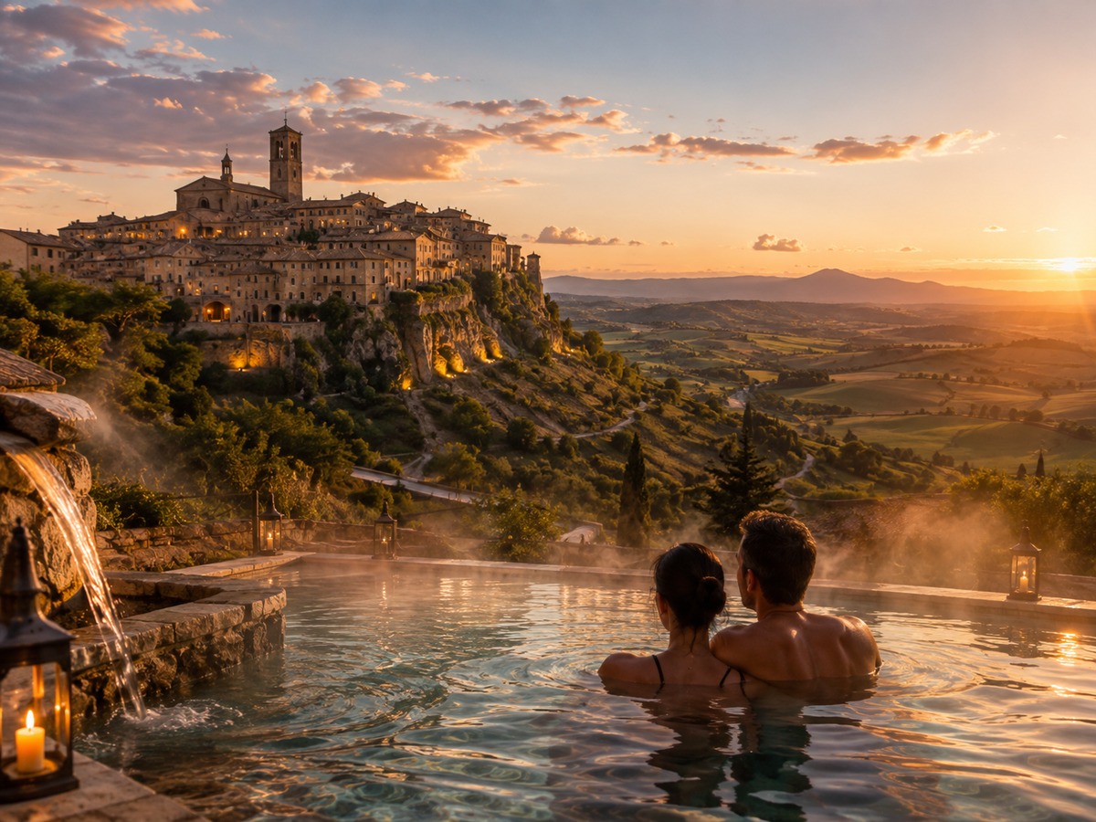 Weekend termale nella Tuscia: terme, borghi e paesaggi intorno a Viterbo